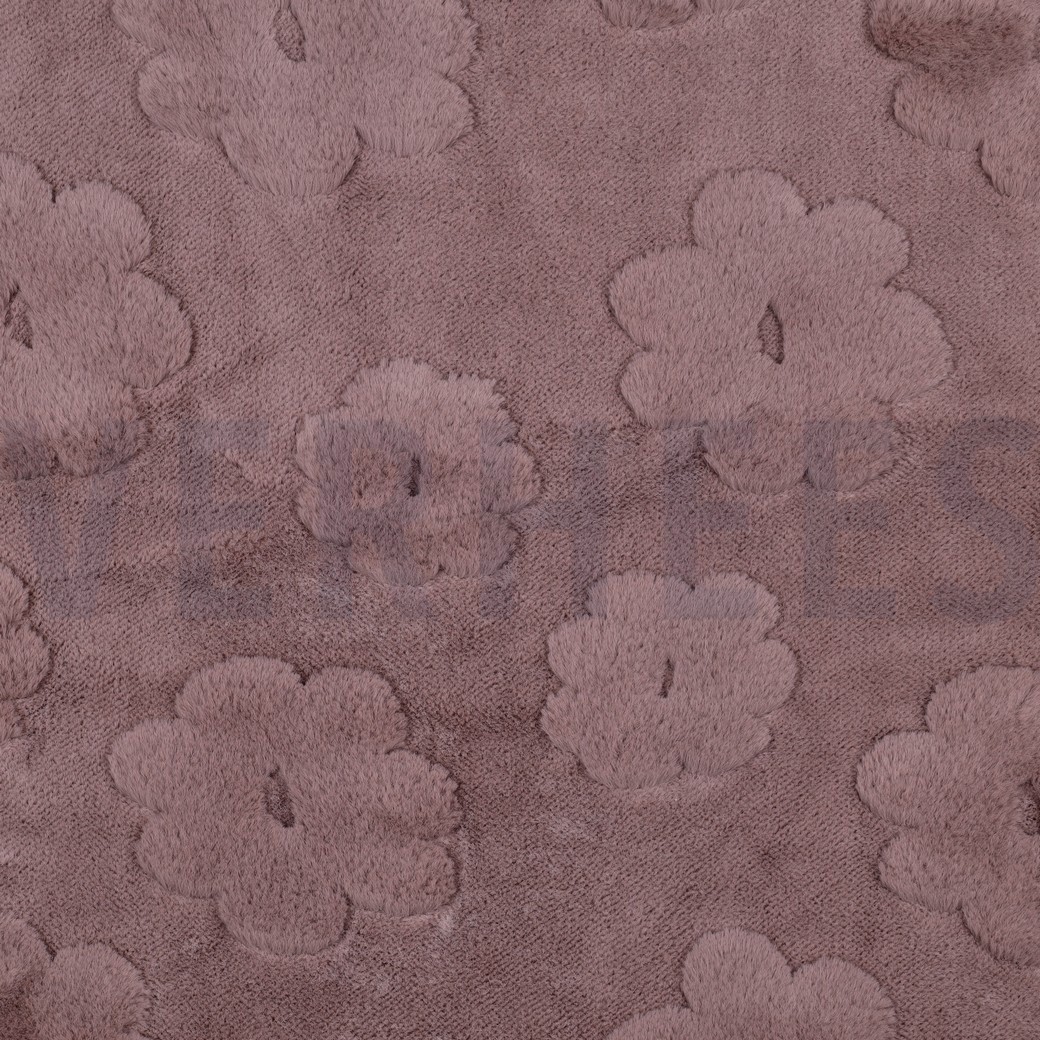 FLEECE BLUMEN MAUVE