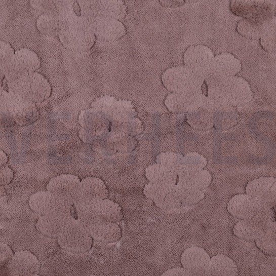 FLEECE BLUMEN MAUVE #7