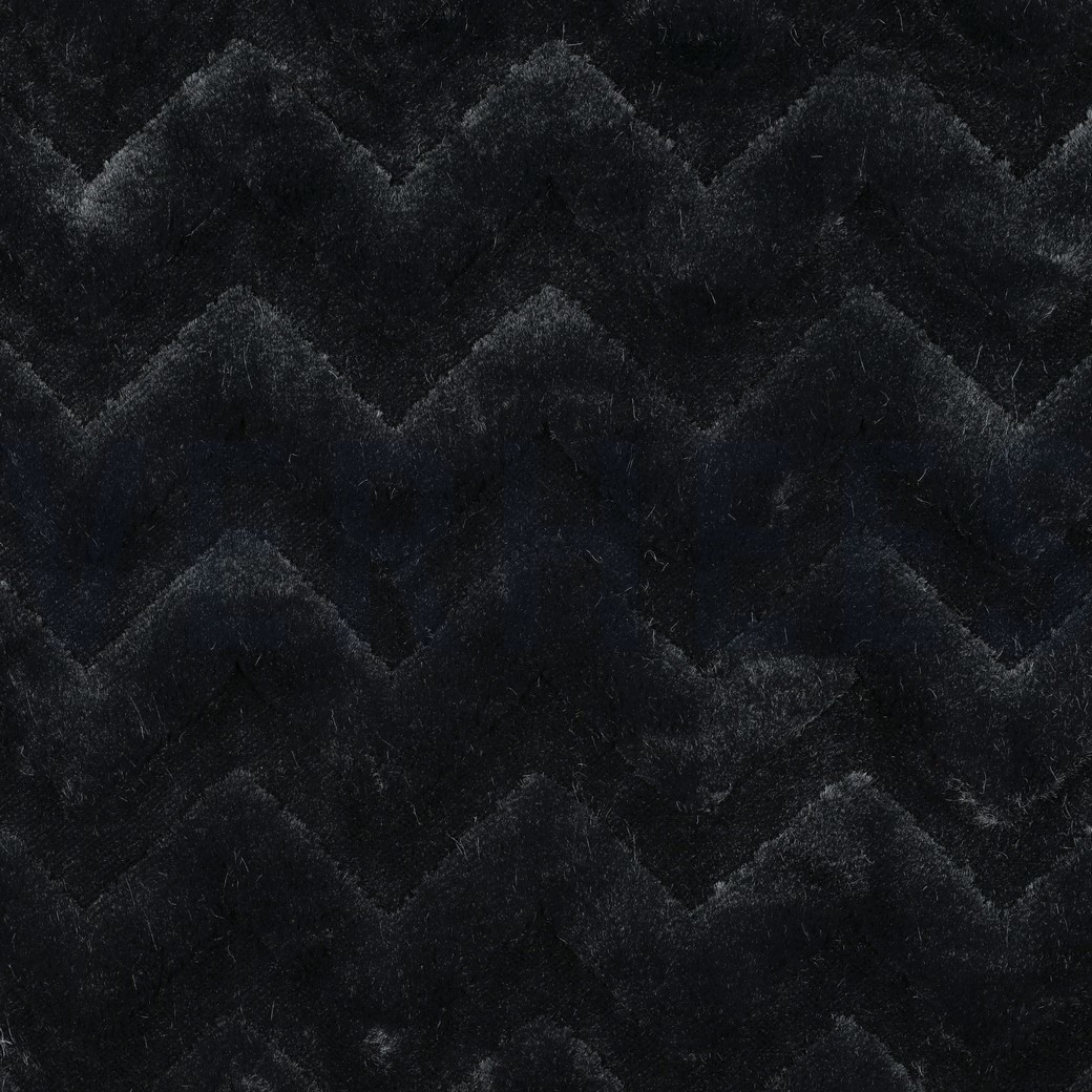 FLEECE ABSTRACT SCHWARZ