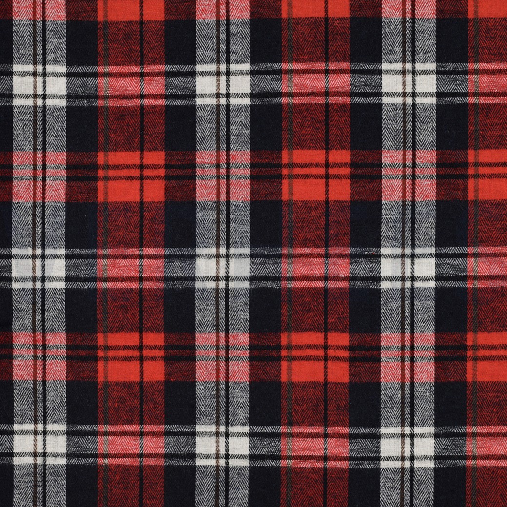 LAINAGE MANTEAU BROSSÉ TEINT EN FIL BROSSÉ ROUGE