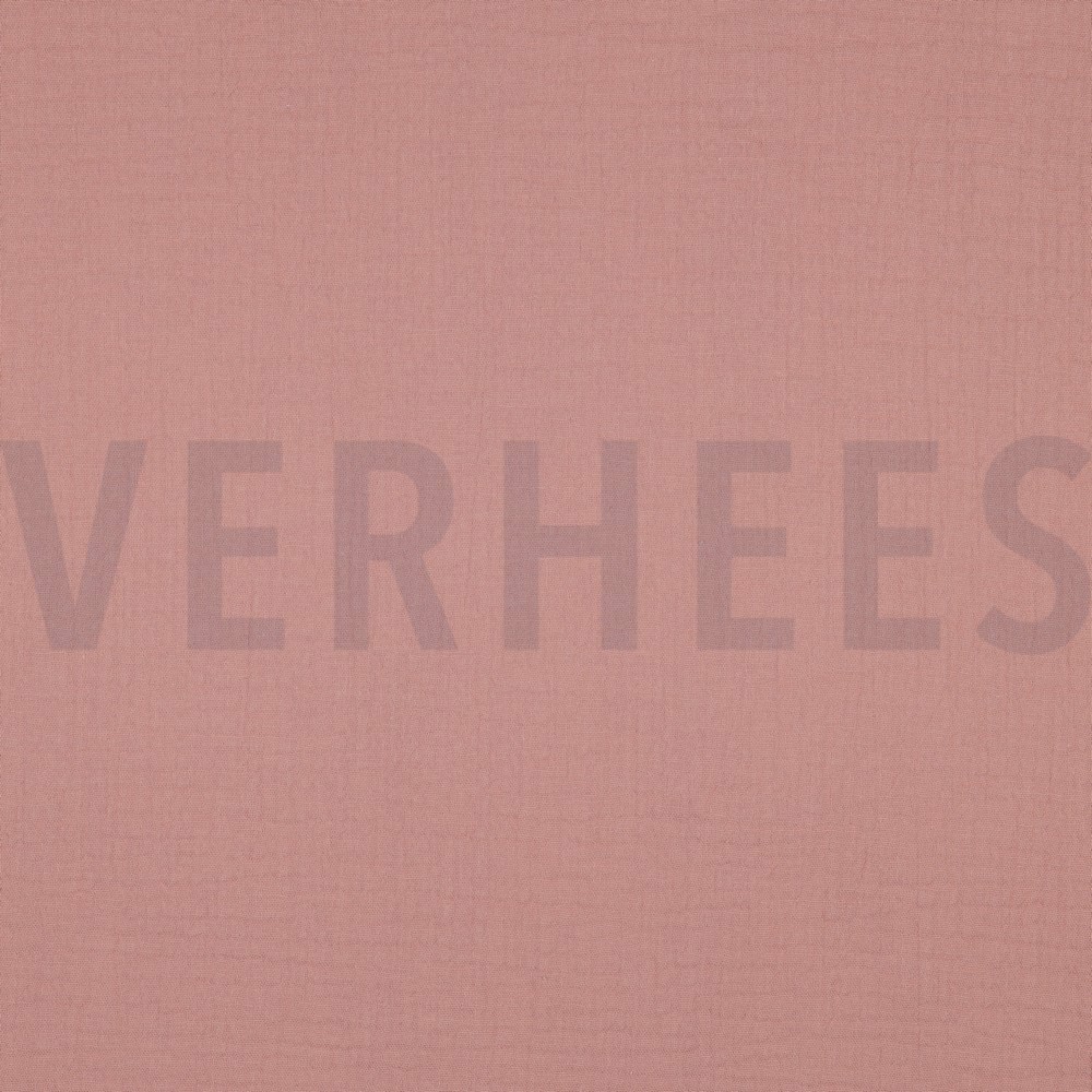 DOUBLE GAUZE 160CM ROSE