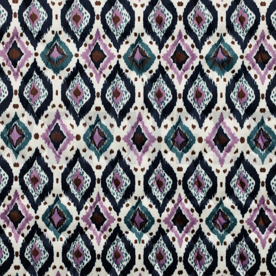 STEPPSTOFF VELVET DIGITAL ORNAMENT MARINEBLAU #7