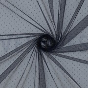 FINE TULE DOTS NAVY (thumbnail)