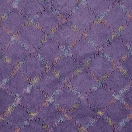 FAUX FUR WITH TULE MULTI COLOUR LILAC (hover)