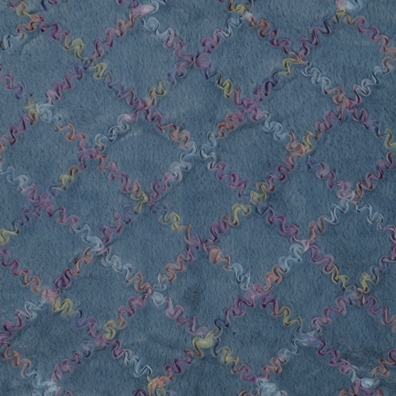 IMITATIEBONT MET TULE MULTIKLEUR SCHADUWBLAUW (hover)