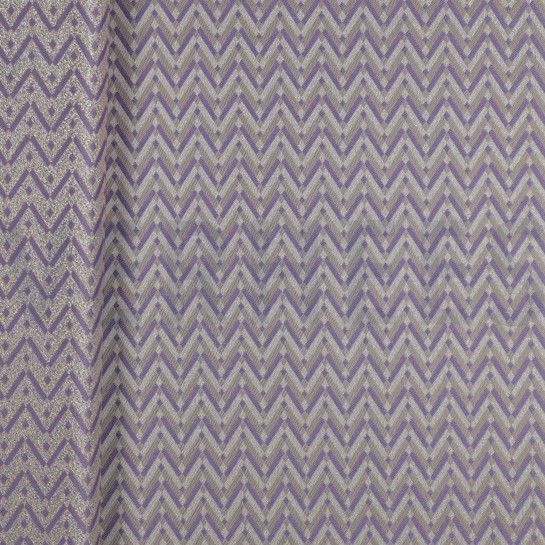 JACQUARD GRAFISCH LILA BEIGE #7