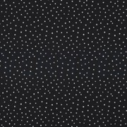 DOUBLE GAUZE LITTLE DOTS BLACK (thumbnail)