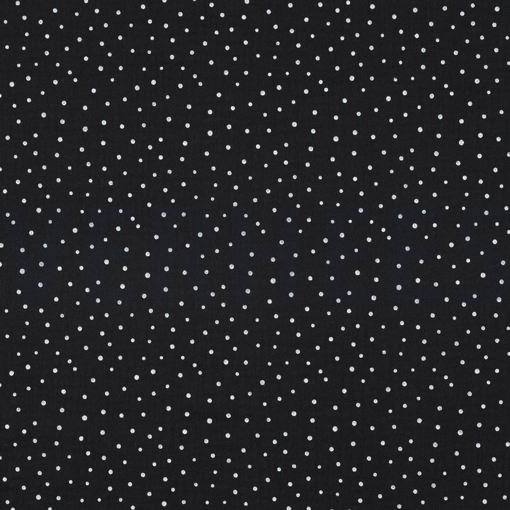 DOUBLE GAUZE LITTLE DOTS BLACK (high resolution)