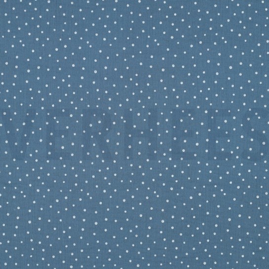 MUSSELIN KLEINE PUNKTE BLAU #7