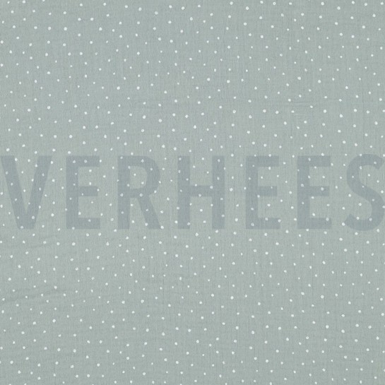 MUSSELIN KLEINE PUNKTE MINZE #7