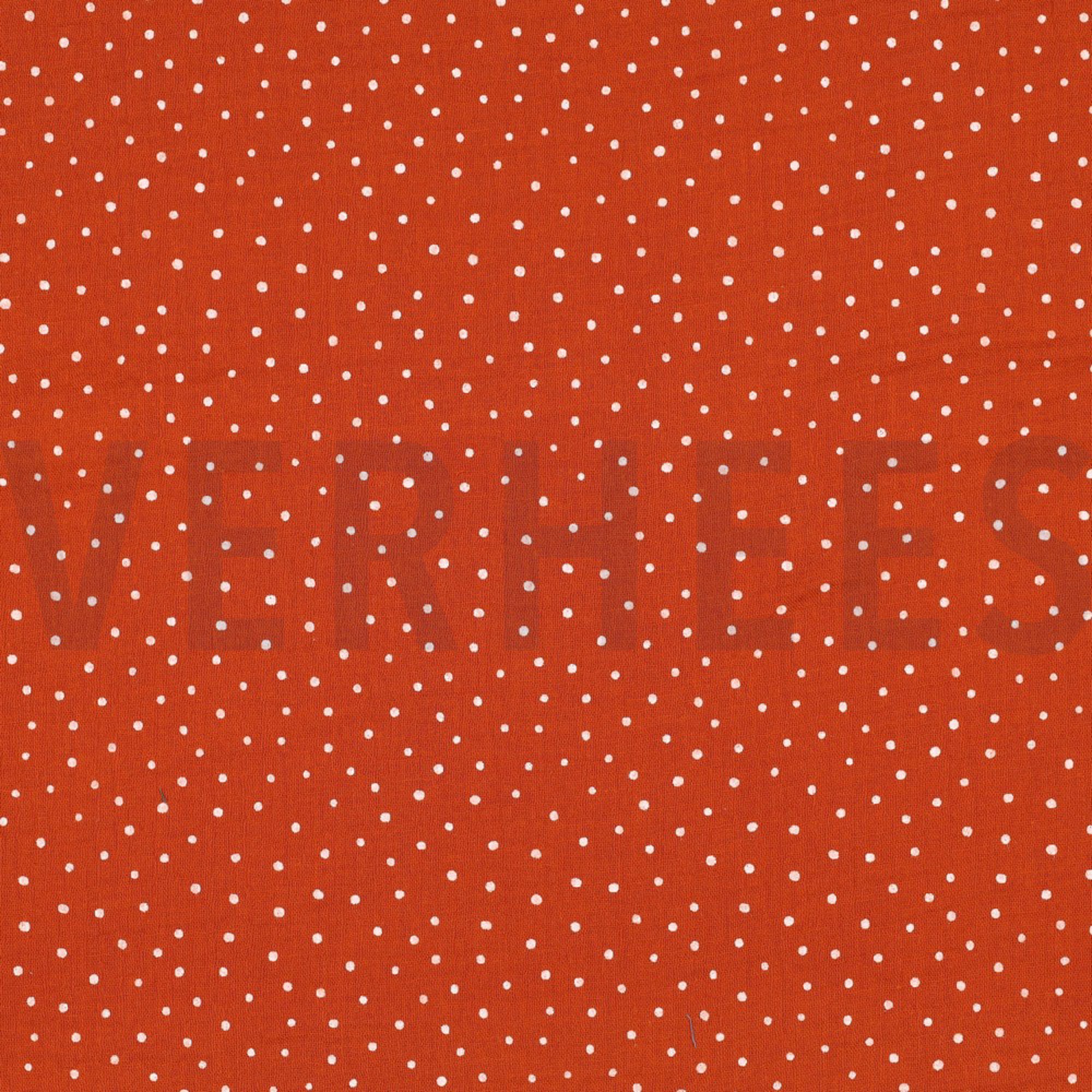 DOUBLE GAUZE KLEINE STIPPEN ROEST (high resolution)