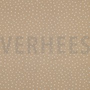 MUSSELIN KLEINE PUNKTE BEIGE (thumbnail)