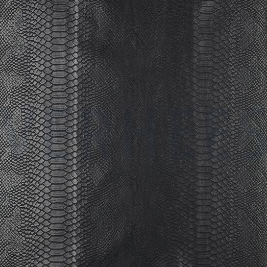 SIMILI CUIR PEAU DE SERPENT NOIR #7