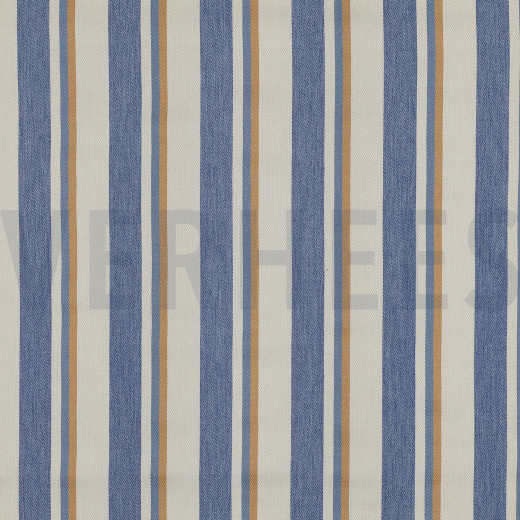 DENIM GARNGEFÄRBT STREIFEN KAMEL