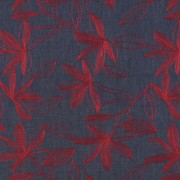 DENIM BRODERIE FLEURS BORDEAUX (thumbnail)