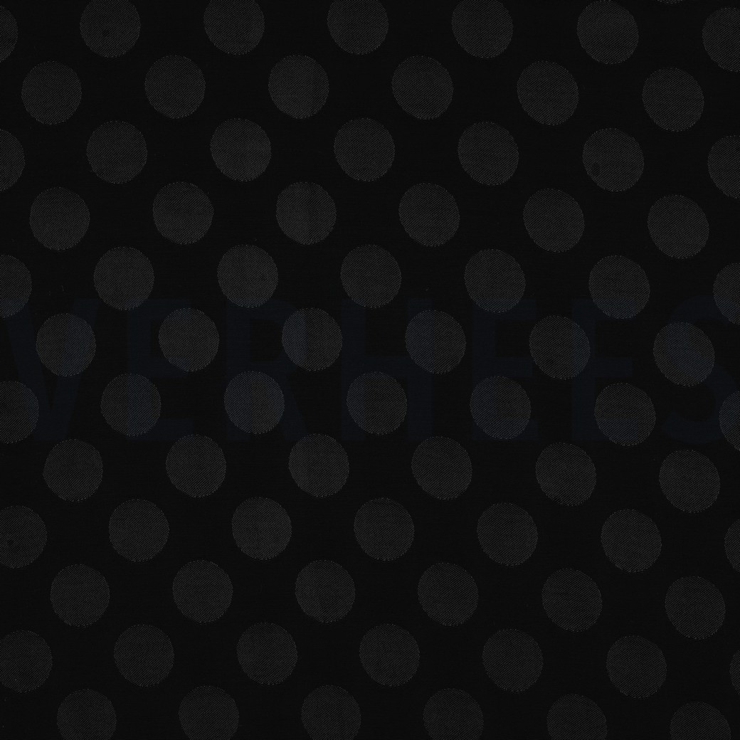 VISCOSE JACQUARD DOTS BLACK