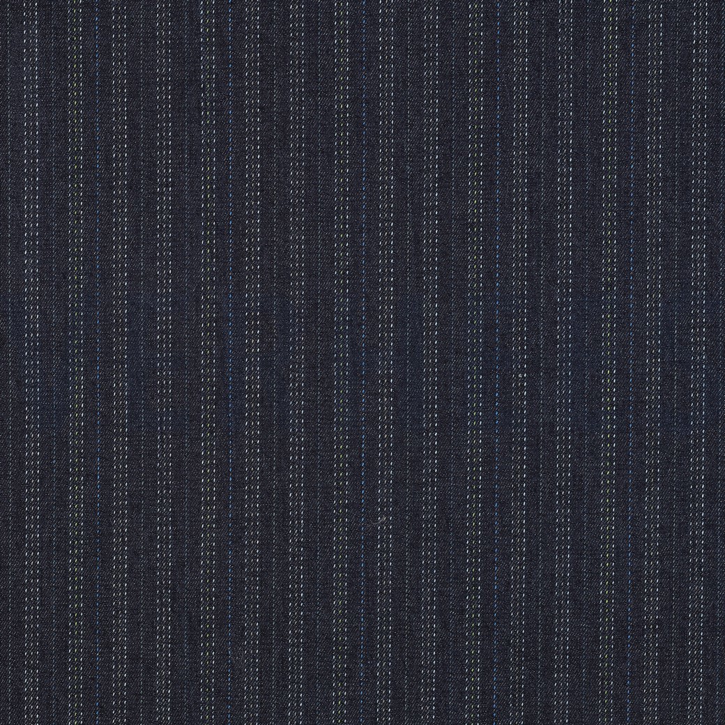 DENIM JACQUARD STREPEN INDIGO