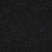 VISCOSE JACQUARD FLOWERS BLACK (thumbnail)