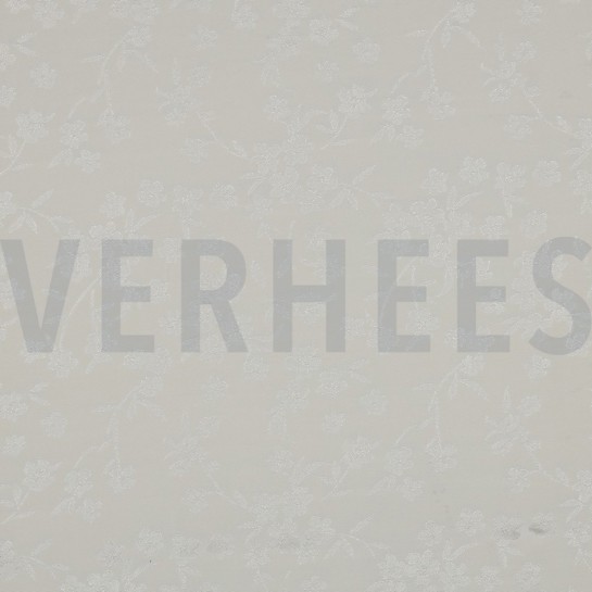 VISCOSE JACQUARD FLOWERS ECRU #7
