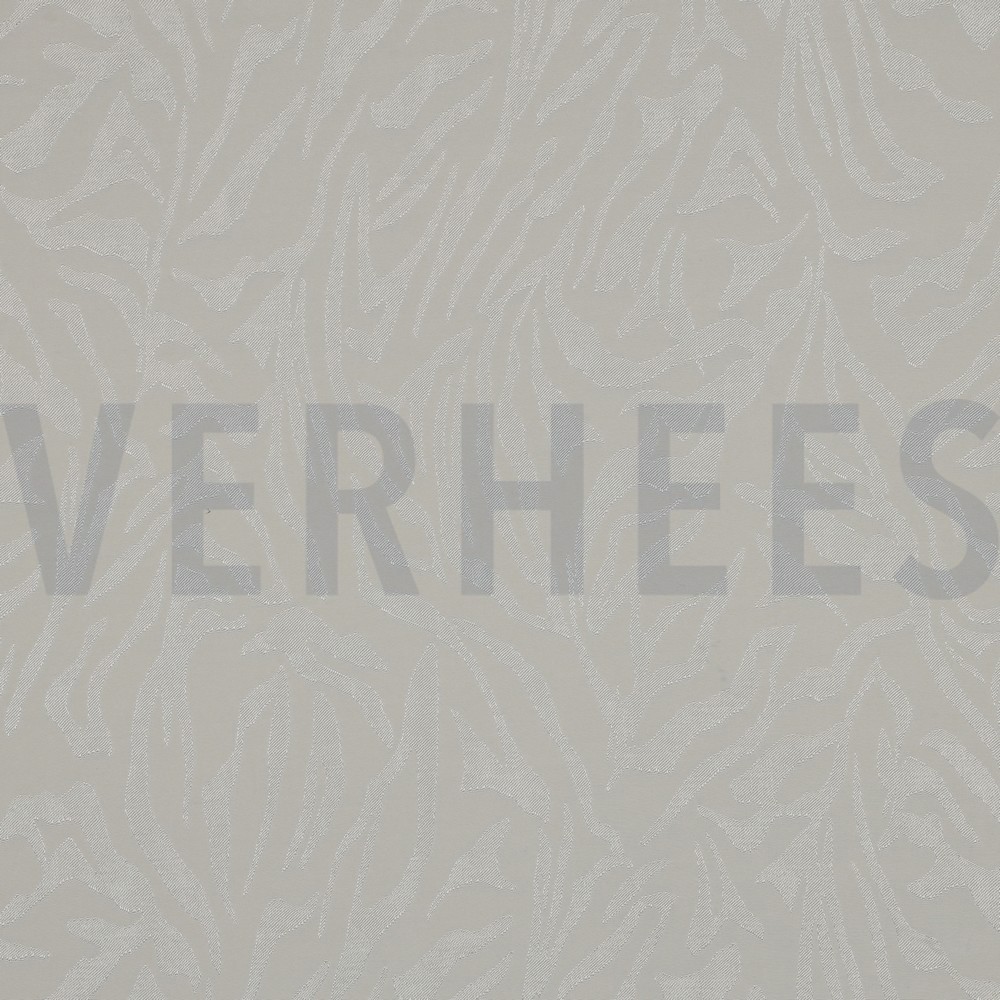 VISCOSE JACQUARD DIERENHUID ECRU