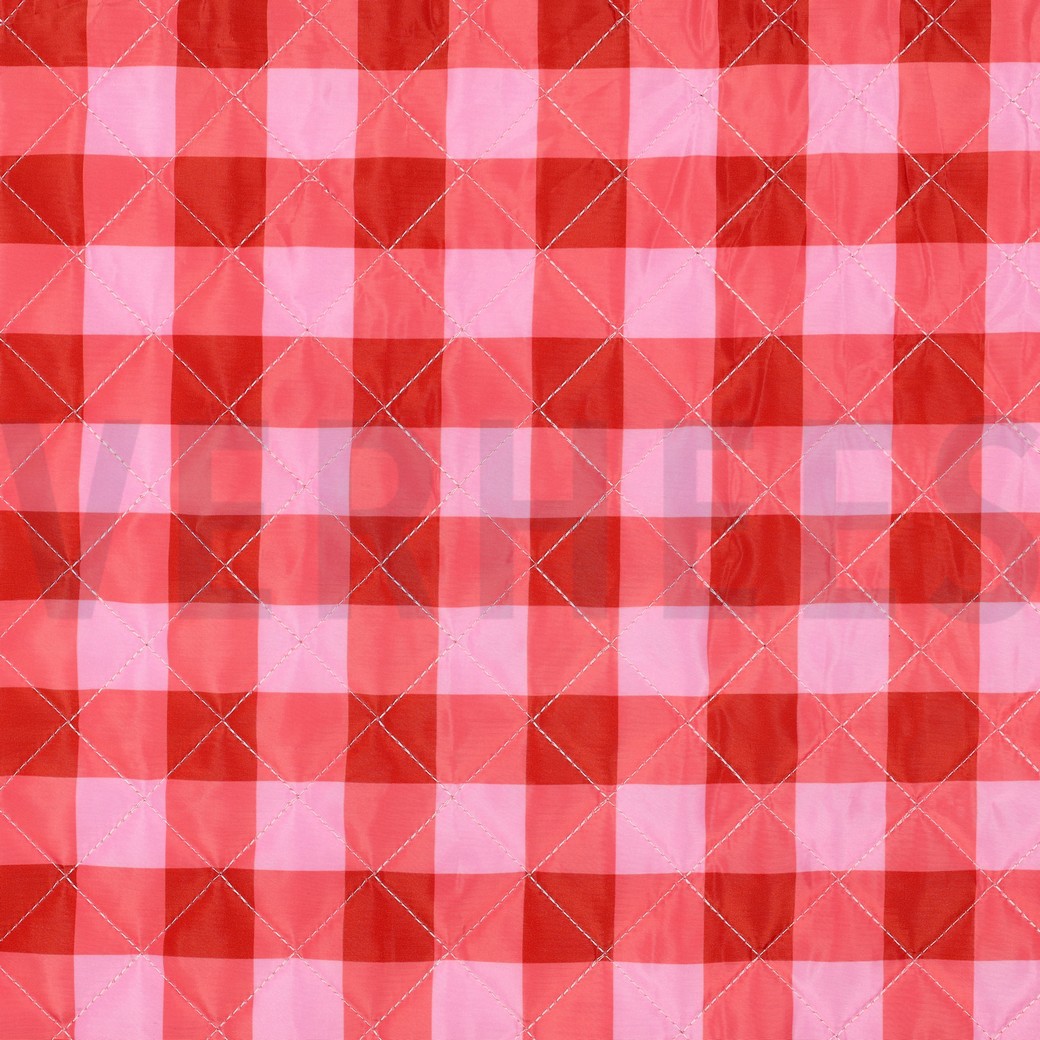 STEPPED CHECKS PINK