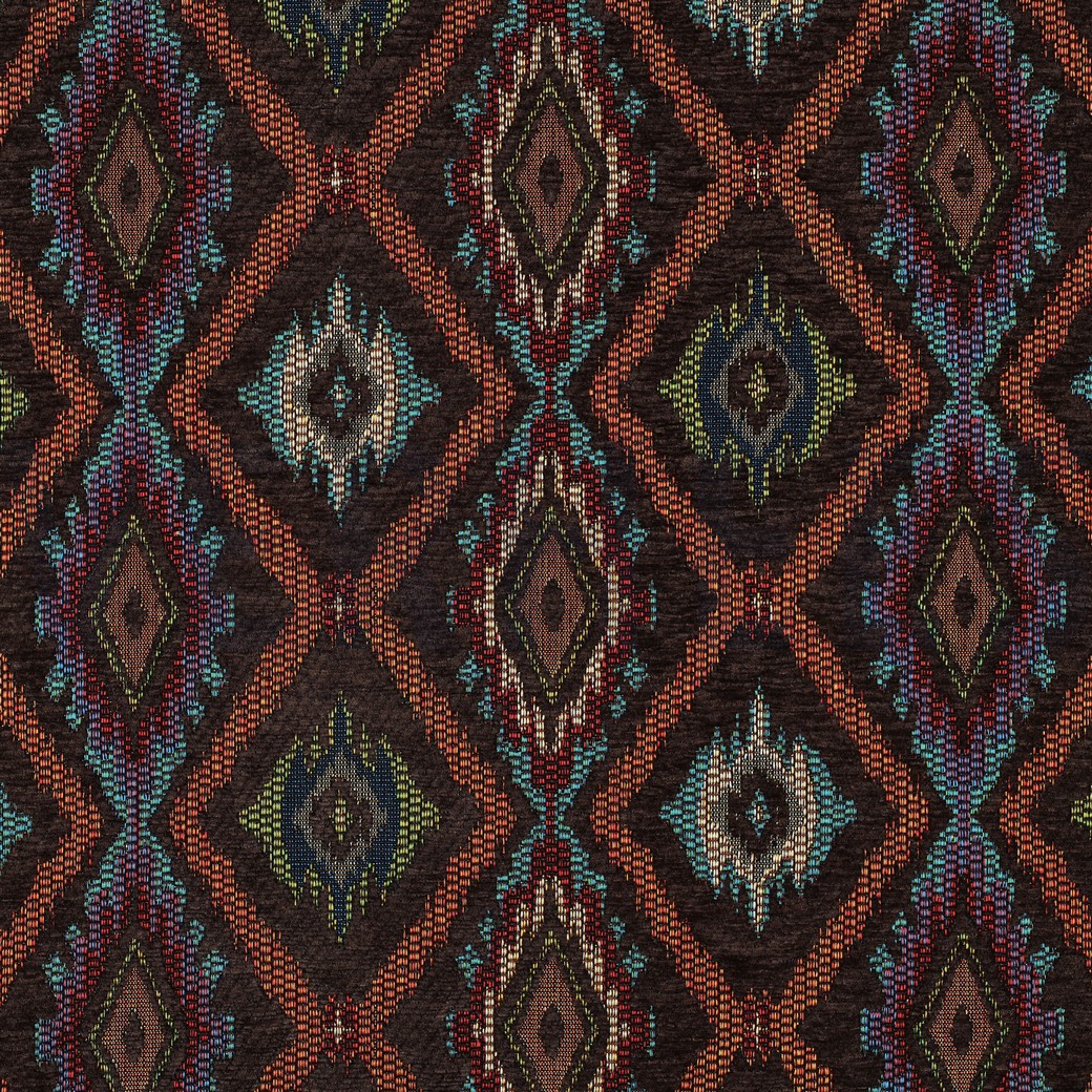 GOBELIN CHENILLE ABSTRACT BRUIN