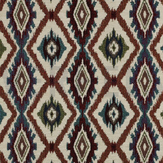 GOBELIN CHENILLE ABSTRACT ECRU #7
