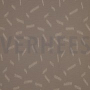 DOBBY JACQUARD STREPEN ZAND (thumbnail)