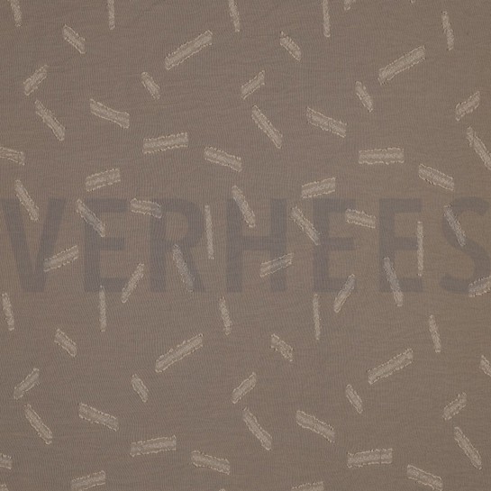 DOBBY JACQUARD STREPEN ZAND #7