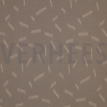 DOBBY JACQUARD STRIPES SAND (hover)