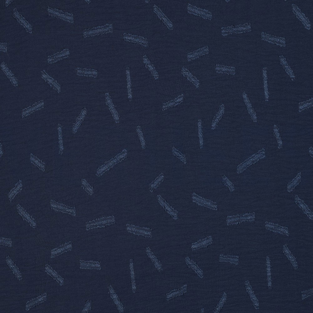 DOBBY JACQUARD STRIPES NAVY