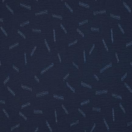 DOBBY JACQUARD STREPEN MARINEBLAUW (hover)