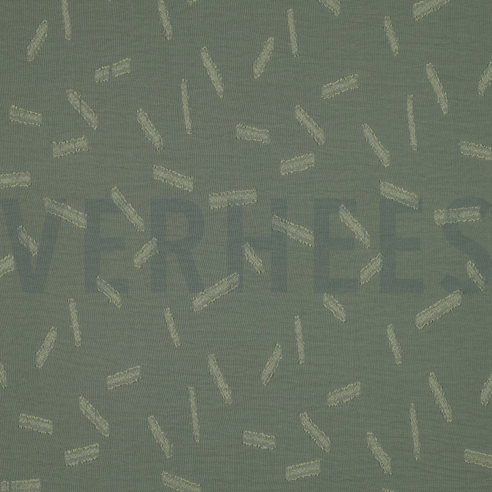 DOBBY JACQUARD STRIPES BASIL