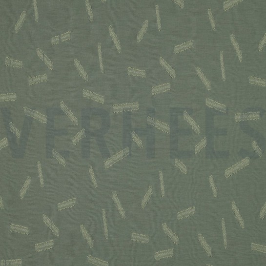 DOBBY JACQUARD STRIPES BASIL #7