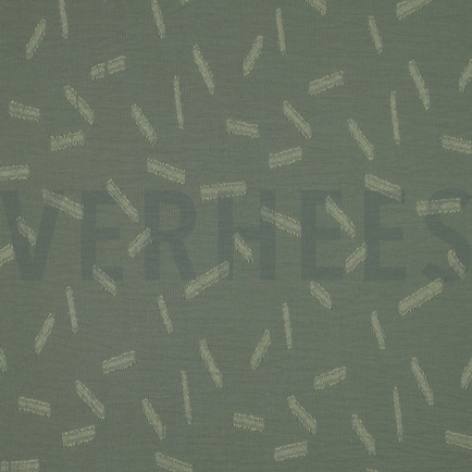 DOBBY JACQUARD STRIPES BASIL (hover)