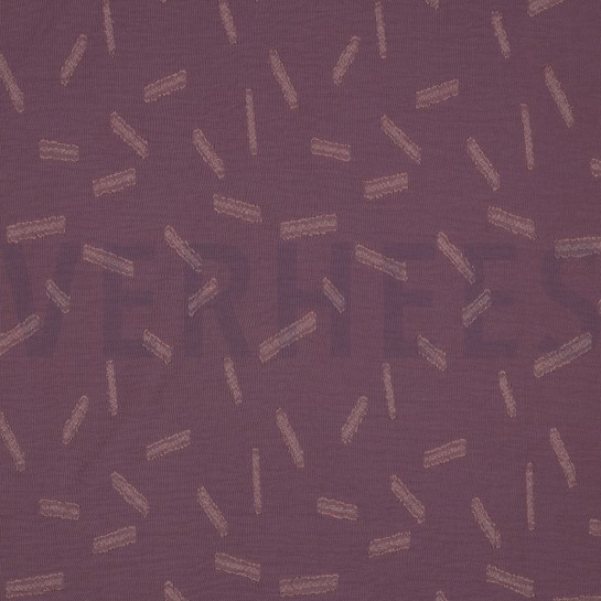 DOBBY JACQUARD STREIFEN ROSENHOLZ #7