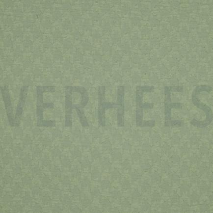 DOBBY JACQUARD GRAFISCH SALIEGROEN (hover)