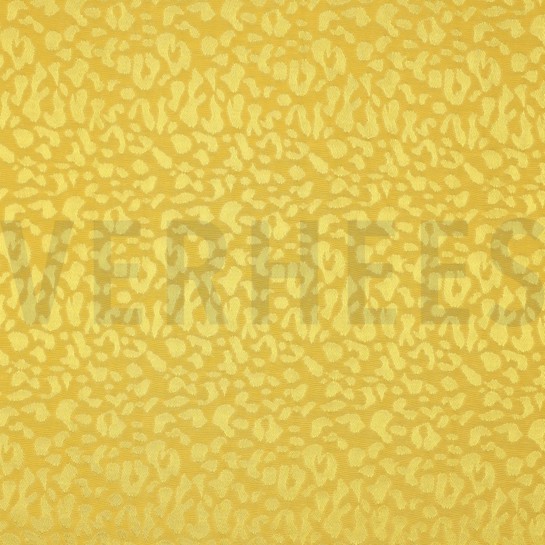 VISCOSE JACQUARD ANIMAL SKIN LEMON #7