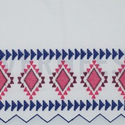 COTTON VOILE ONE-SIDE BORDER WHITE (thumbnail)