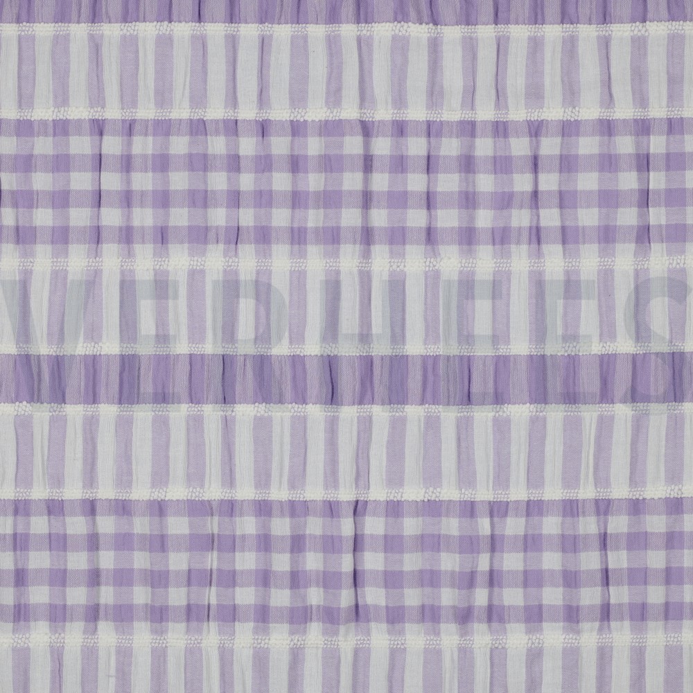 GARENGEVERFD POPLIN STREPEN LILA