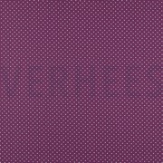 BAUMWOLLE POPELINE KLEINE PUNKTE LILA/VIOLETT (thumbnail)