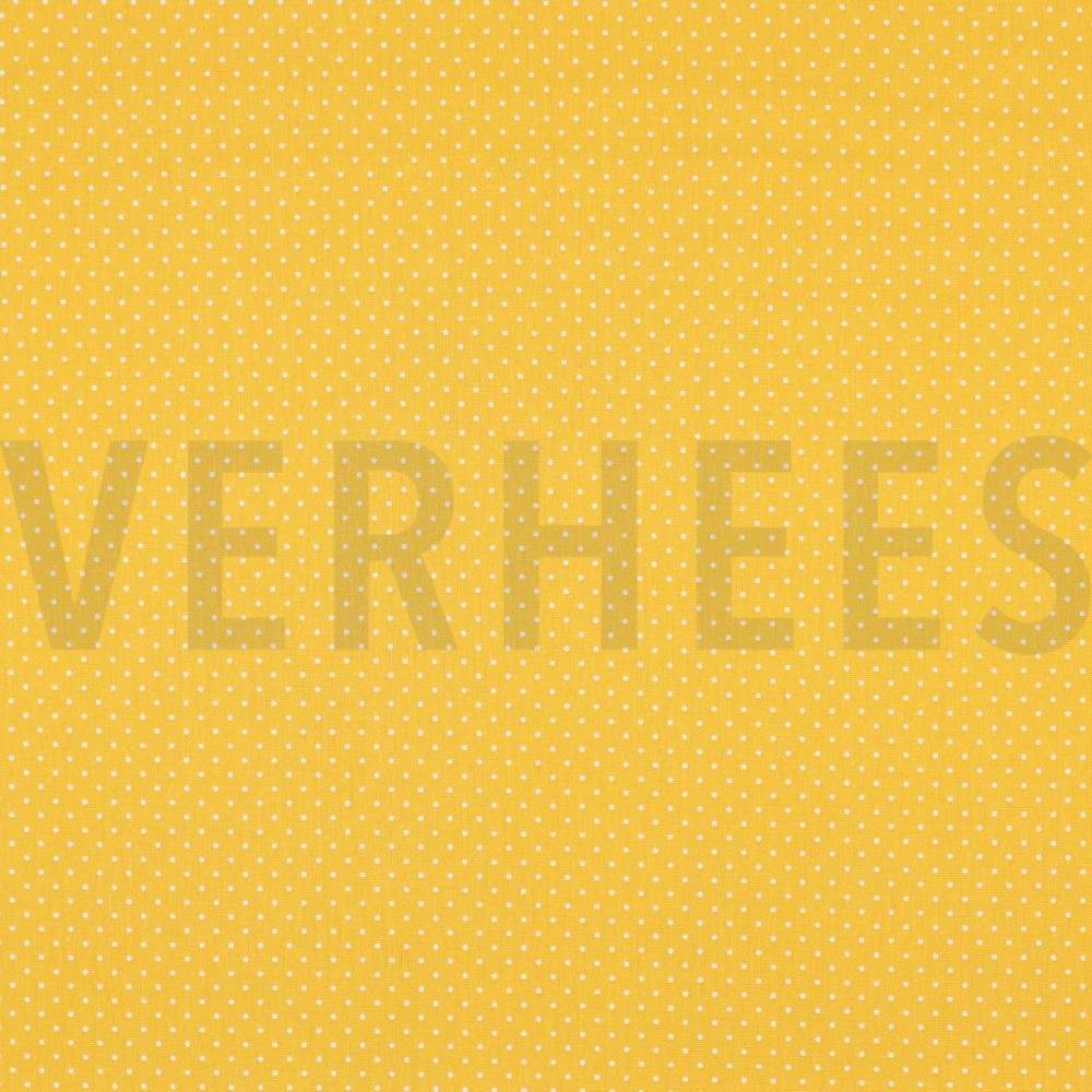 POPLIN PETIT DOTS YELLOW