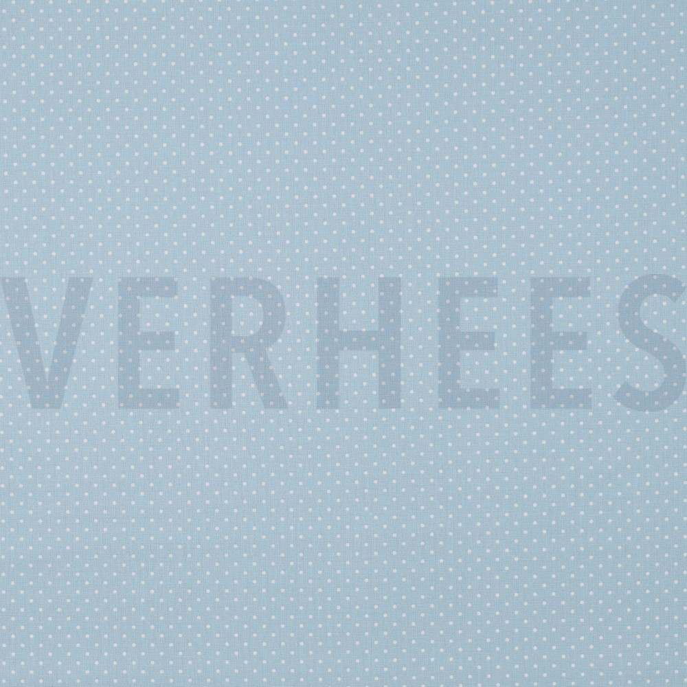 POPLIN PETIT DOTS LIGHT BLUE