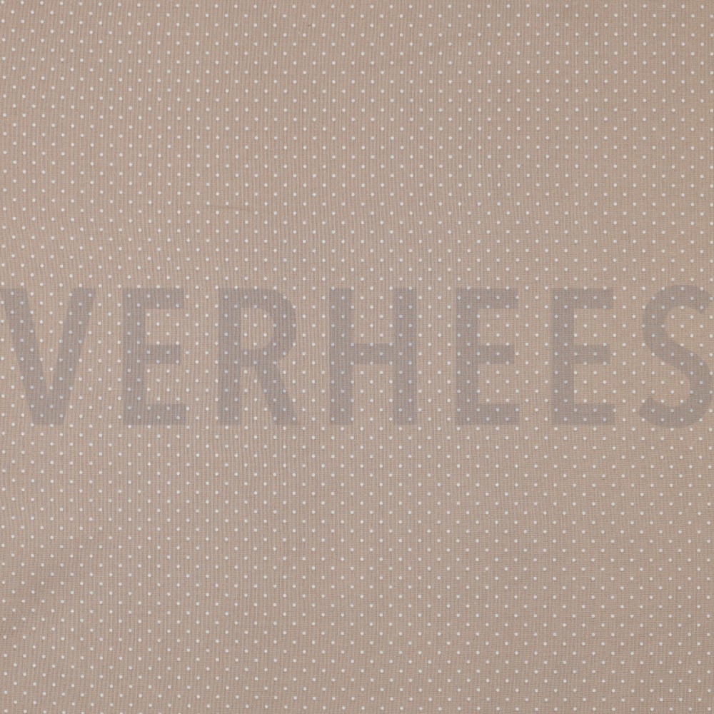 POPLIN PETIT DOTS SAND