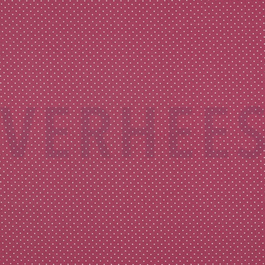 BAUMWOLLE POPELINE KLEINE PUNKTE MAUVE #7