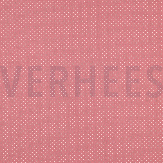 BAUMWOLLE POPELINE KLEINE PUNKTE BLUSH #7