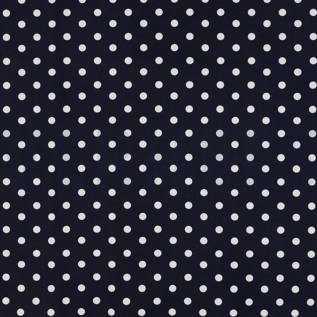POPLIN DOTS NAVY