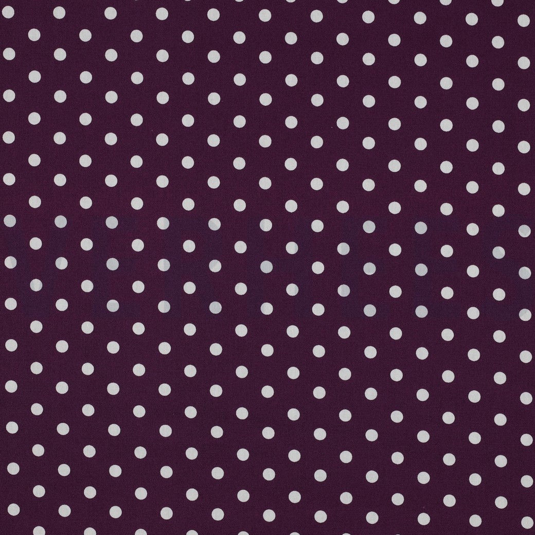 POPLIN DOTS PURPLE