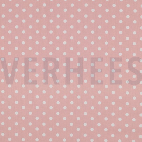 POPLIN DOTS OLD ROSE #7