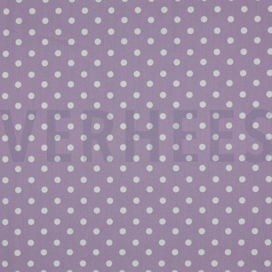 POPLIN DOTS LILAC #7
